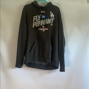 Grey baseball sweatshirt